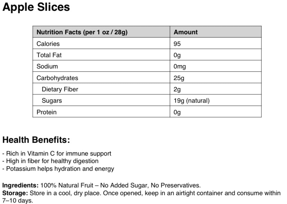 Apple Slices