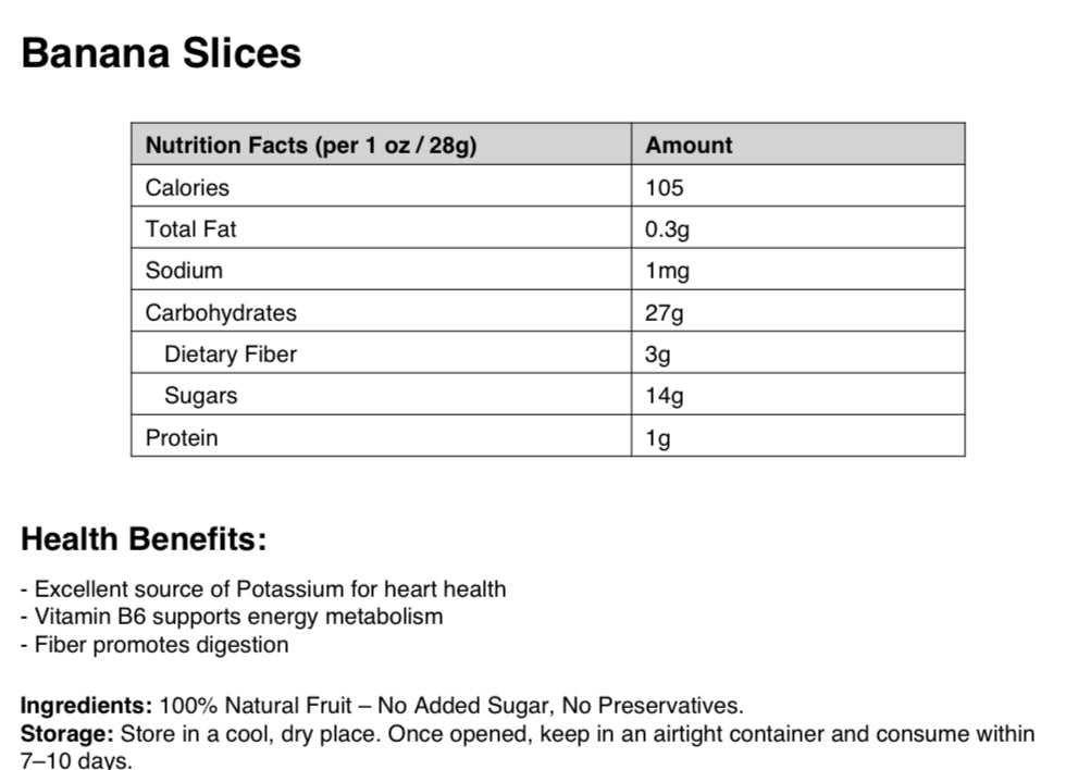 Banana Slices