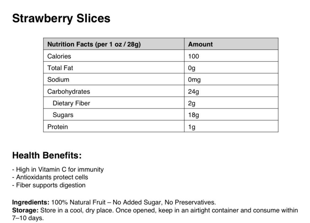 Strawberry Slices