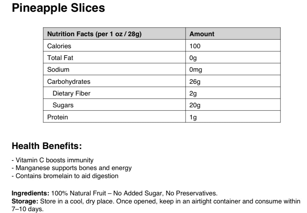 Pineapple Slices